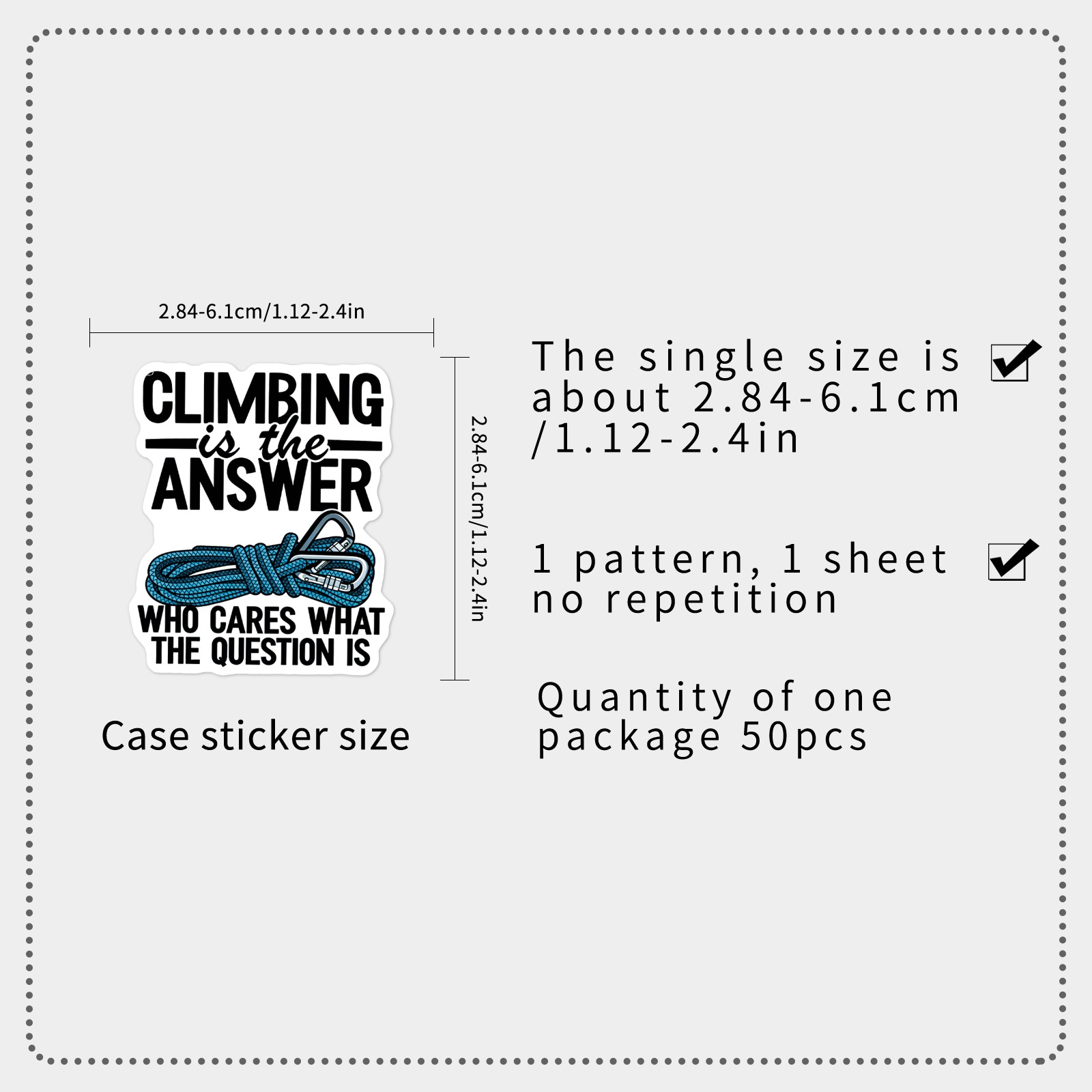 50pcs Climbing Stickers Outdoo - огляд і ціна Outdoor Sports Adventure